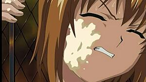 Legend of the Pervert: Chikan Monogatari Footjob Scene