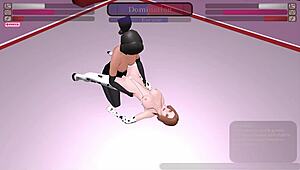 Gawthicc vs Chelsea in kinky fight club at night club.