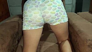 Teen 18+ Couple Moaning in Tight Close-Up Creampie