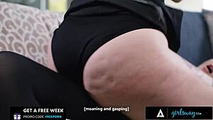 Girlsway Wild PAWG Milf Sinn Sage Fingers and Scissors Busty Charlotte Sins