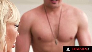 Devils Film Wild Blowjob Compilation with Huge Tits Deepthroat