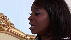 Hey, Wanna See Ebony Wife Jasmine Black Cheat with Old Guy?