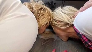 Epiphany Jones submits to double anal and ass-to-mouth in BDSM quickie.