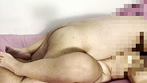 I's tiny lucky cock is fucking this insatiable mature lady so hard, making her orgasm.