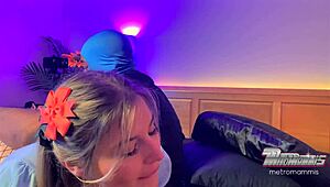 Snow bunny pawg devours cock after a rough spanking! 🐰