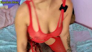 Hey, check this Latina babe controlling your cock with hot roleplay instructions to cum!