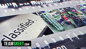 Hey, this cute petite thief got caught with a vibrator in her pink pussy. LPO slams her hard with no mercy!