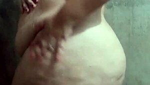 Look at this big-ass Latina taking a steamy shower, wanna join her?