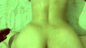 newly married girl in doggy style on wedding night