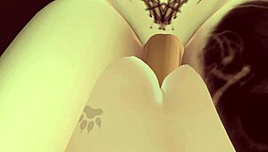 master sucks off and fucks his pet ladyboy without mercy