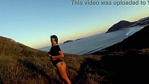 Mais Um Book Teases with Small Tits Display