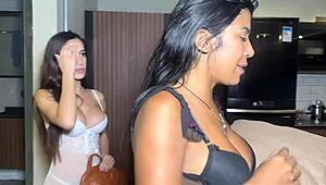 O marido da minha amiga me fodeu na cozinha, ela tá dormindo!