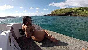 Fode Minha Bunda Pescador - Tight Pussy Creampied After Wild Blowjob Action