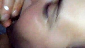 Wife Performs Blowjob And Swallows Cum In This Detailed Scene