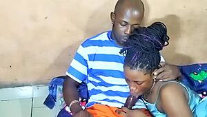 ogpussy ebony black giving his boyfriend a great treat with her creamy pussy