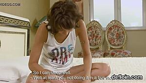 lovesome girl spreads juicy pussy and loses her virginity