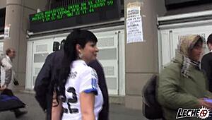 पॉर्नोस्टार अमंडेक्स और उसके मसिव टिट्स के साथ दिन बिताया।