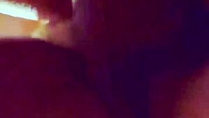 Real couple fucks hard with dildo and toys