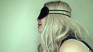 blindfolded friend's wife tricked into sucking and swallowing my cum