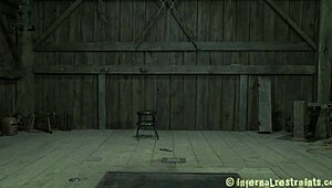 Gagged Beauty Pleasured