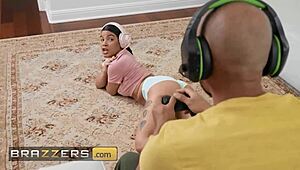 Brazzers - busty Rachael Cavalli rides stepdaughter Maya Farrell’s boyfriend hard