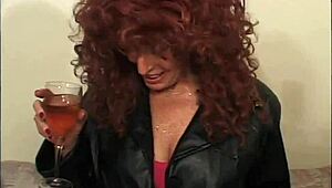 my step grandma acts wild in lingerie outdoors 😜