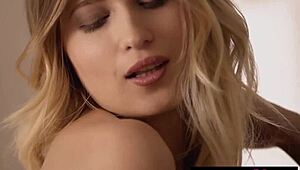 lisa dawn, ukrainian blondie, strips naked to flaunt her flawless petite body