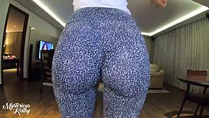 MysteriousKathy in tight leggings ready for hot Brazilian action