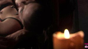 Are these lesbian vampires orgasming from that huge dildo?