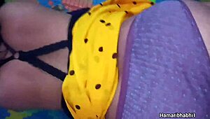 हॉट डेम! देसी इंडियन भाभी ऐश्वर्या बेडरूम में रफ बेंग हुई