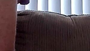 pussy pounding hot wife on the couch