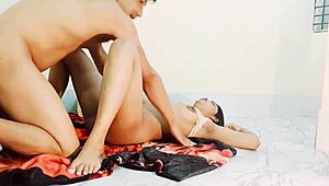 Step Siblings Share Bed for Intense Rough Action in Steamy Clip.