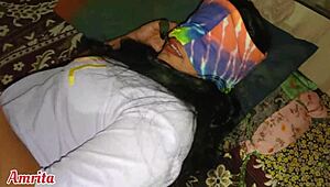 Step Sister Indian Desi Girl Shakes Ass in Nasty Sex