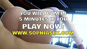 Chubby milf boss flashes huge butt in upskirt view while maid shows wet pussy