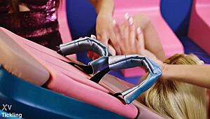 hey, candee licious laughs hard during feet tickling challenge with talia mint!