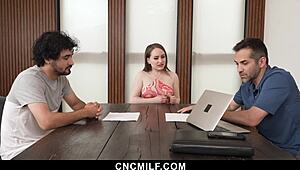 Stepson and Husband Freeuse Stepmom Anytime, OMG!