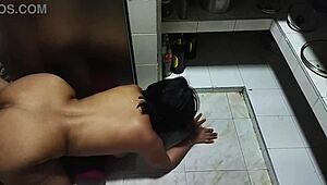 I’m so nervous, hope no one sees me licking my step-nephew’s ass.