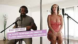 tall beauty annie king air rides isiah maxwell’s hard cock in a steamy sideways session