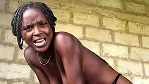 Crazybitch Enjoyed Showing Her Nakedness In Gstring Panties To Strangers And Later Dress Up