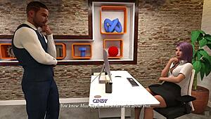 Let's explore suggestive sex adventures with an office slut involving blowjobs and cumshots