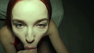 redhead couldn't get enough of rough pov action