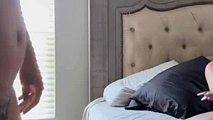 ghetto bonnet head swallows cum after ball licking