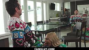 Stepdaughter Devours Stepdad's Cock as Dessert, Begging Him to Test Her Tight Pussy - Famslut