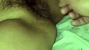 Wife’s hairy pussy gets all the attention in this steamy scene.