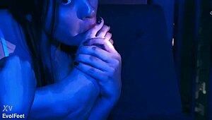 your mouth waters thinking about my latina feet in pov close-up