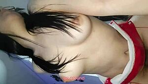 Fucking a petite teen client from Miami, bent over in doggystyle 😏