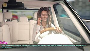 Brunette wife and stepmother with big tits gets pounded hard