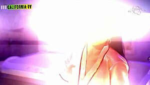 Lucky taxi driver gets famous adult star naked in cab