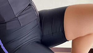 hey, got this japanese girl working hard on her diet, banging her in a hotel room!