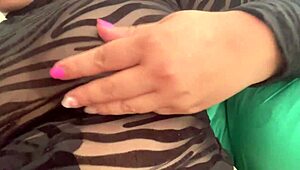 I Get Horny Touching My Fat Pussy While Waiting For My Stepson